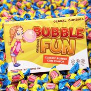 Bubblegum Watermelon gumballs 23 mm by company Double bubble in
